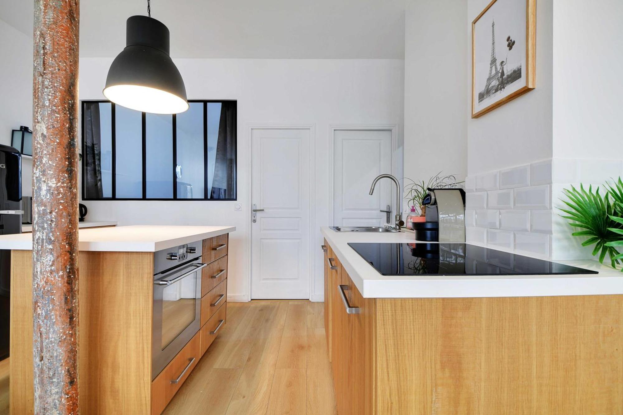 Appartement Loft Lumineux Et Design - 6 Personnes Voltaire 11e Parijs