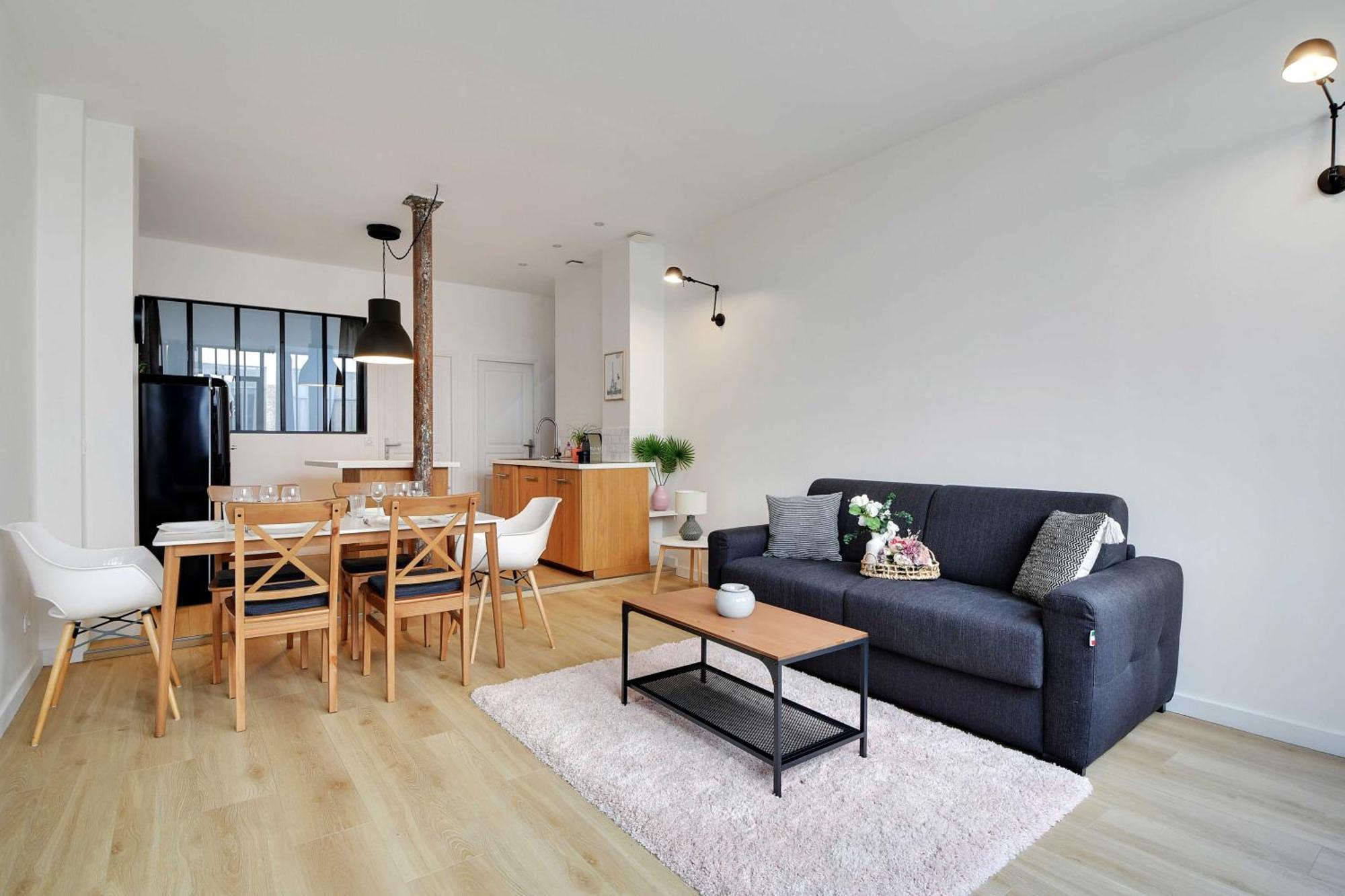 Loft Lumineux Et Design - 6 Personnes Voltaire 11e * Parijs
